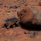 Illustration for article titled Toolmarks on Mars Leave a Trail of Robotic Graffiti